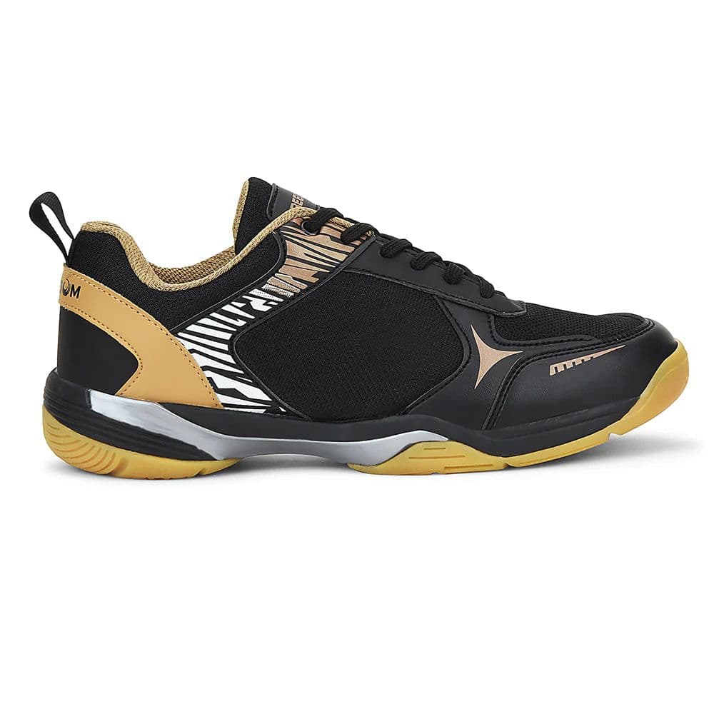 FREEDOM Black Sports Non-Marking Paddle/Pickleball & Badminton Shoes For Men PLUTO-1 By Liberty — photo 2
