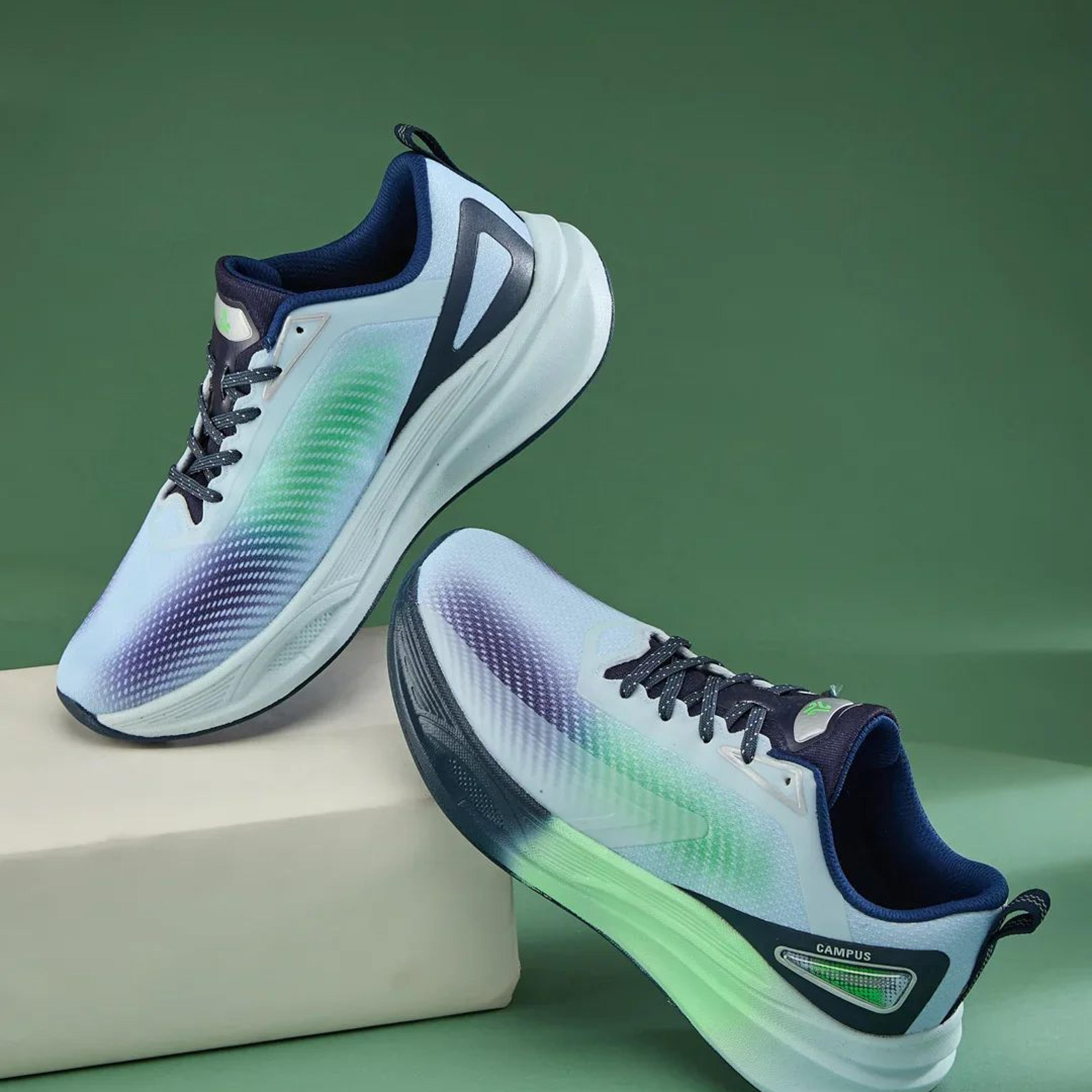 STAVE Light Blue Men's Running Shoes