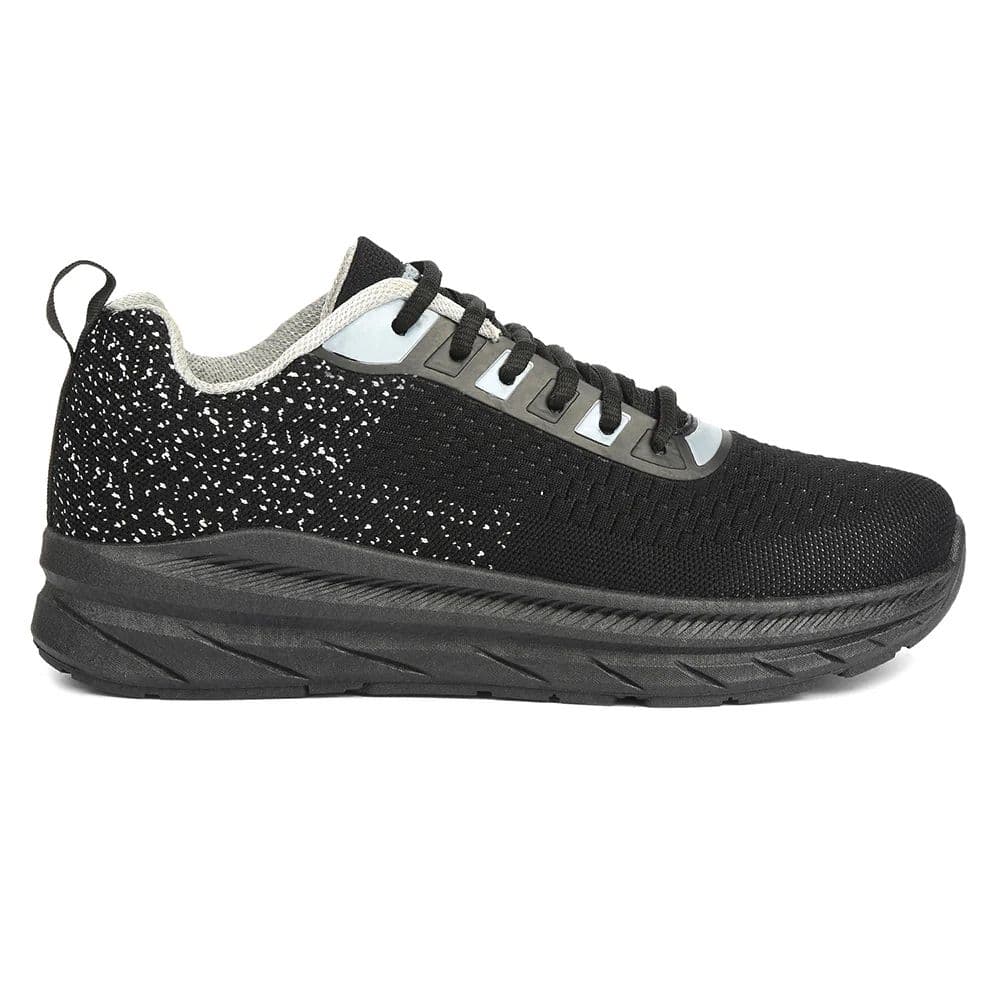 Force 10 Black Sports Lacing Running Shoes For Men MATCHER-3E By Liberty — photo 2