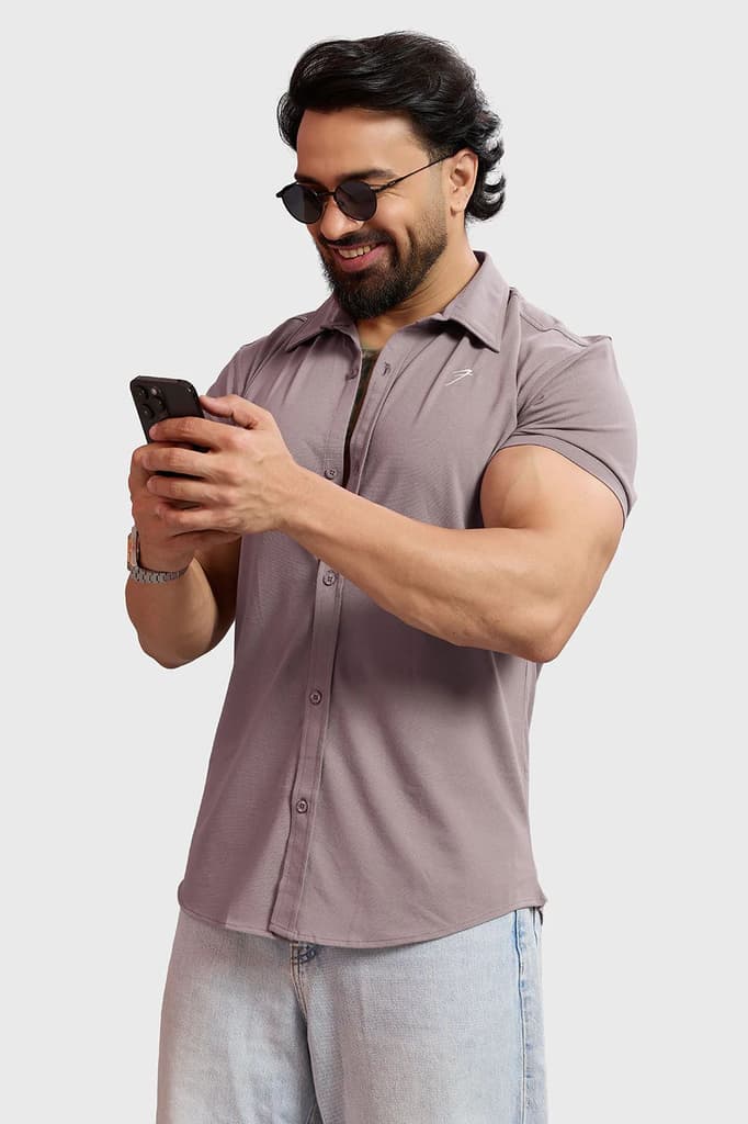 Aero Shirt Pastel Brown — photo 8