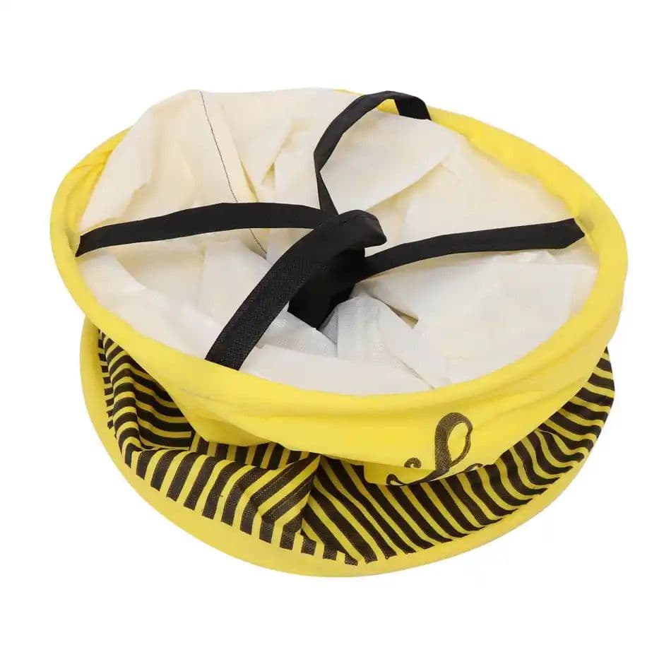 Perpetual Cloth Basket For Laundry - Waterproof Non Woven Foldable Basket Bag With Handle 45L (Yline) — photo 3
