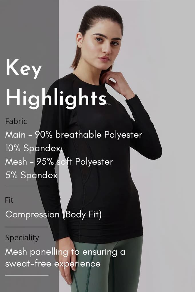 Compression 2.0 Full Sleeves T-shirt Black — photo 7
