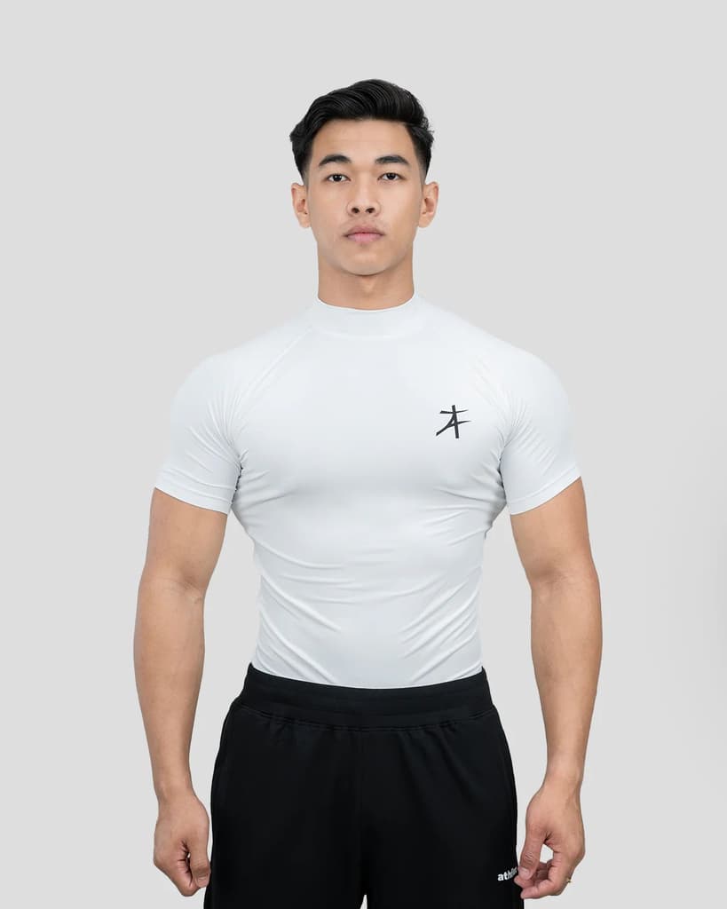 Hustle High Neck Compression T-shirt — photo 6