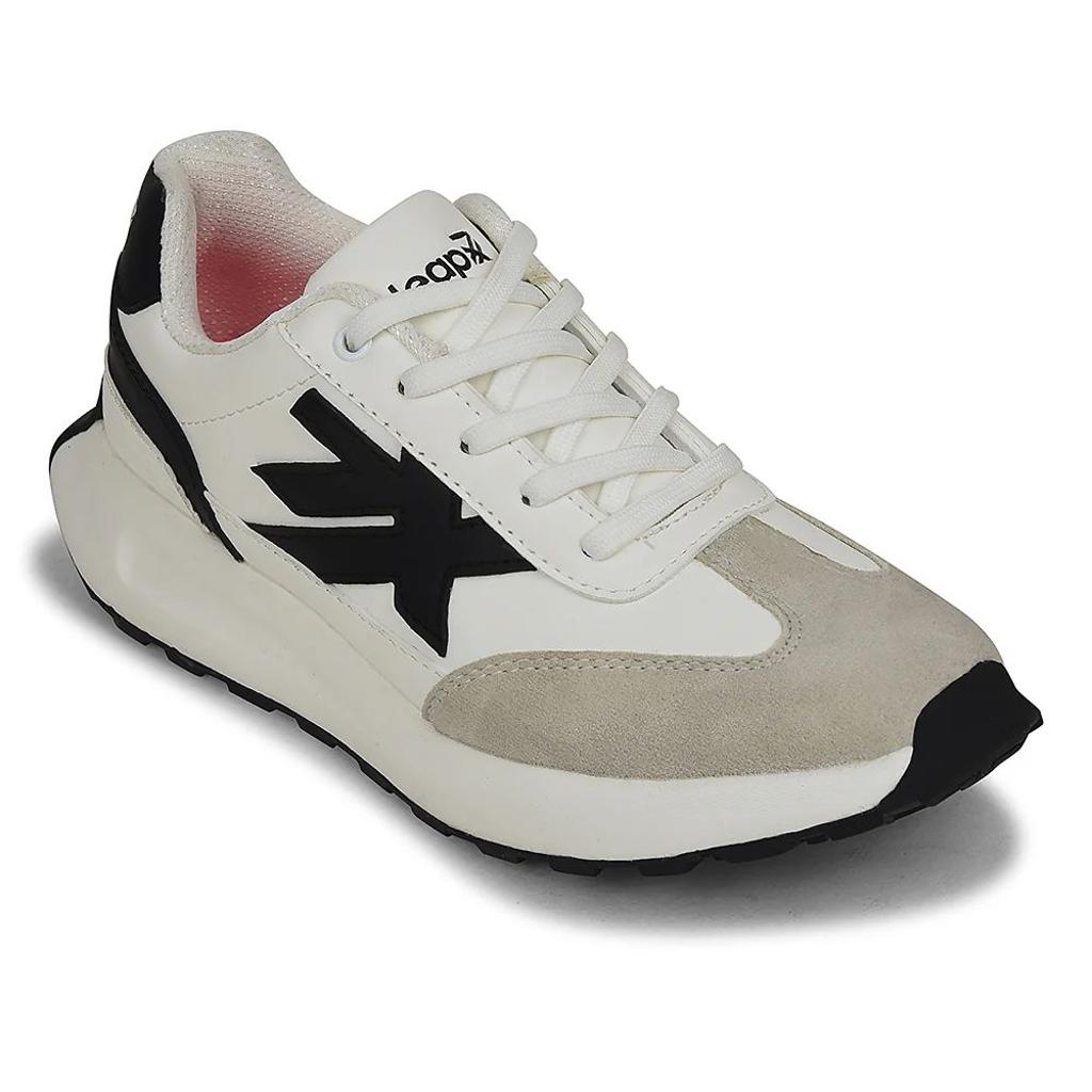 Leap7x White Sports Lacing Running Shoes For Women NIXY-1E By Liberty