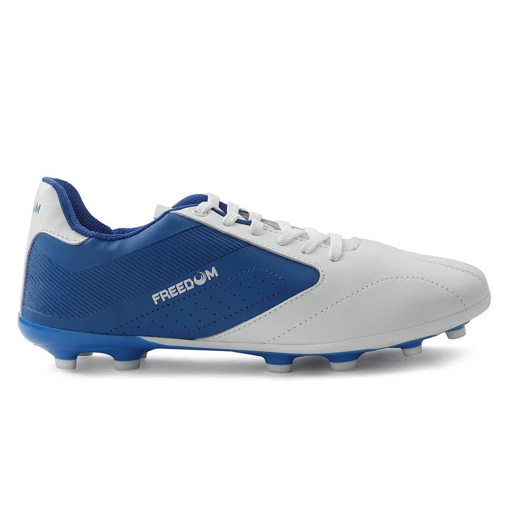 Freedom White Sports Lacing Football Shoes For Men HUFF By Liberty — photo 2
