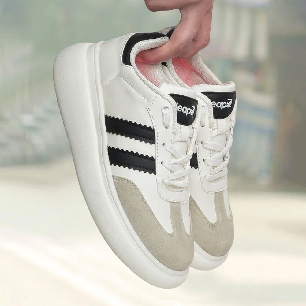 Leap7x White Casual Sneakers For Women BELEXI-1E By Liberty — photo 4