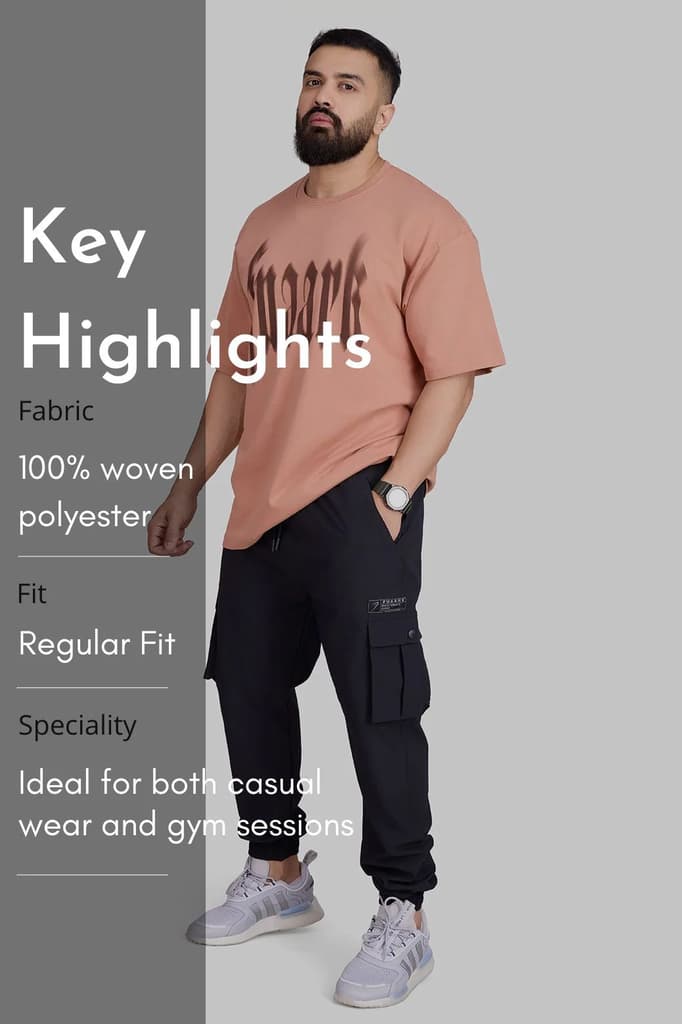 Script Cargo Joggers Black — photo 8