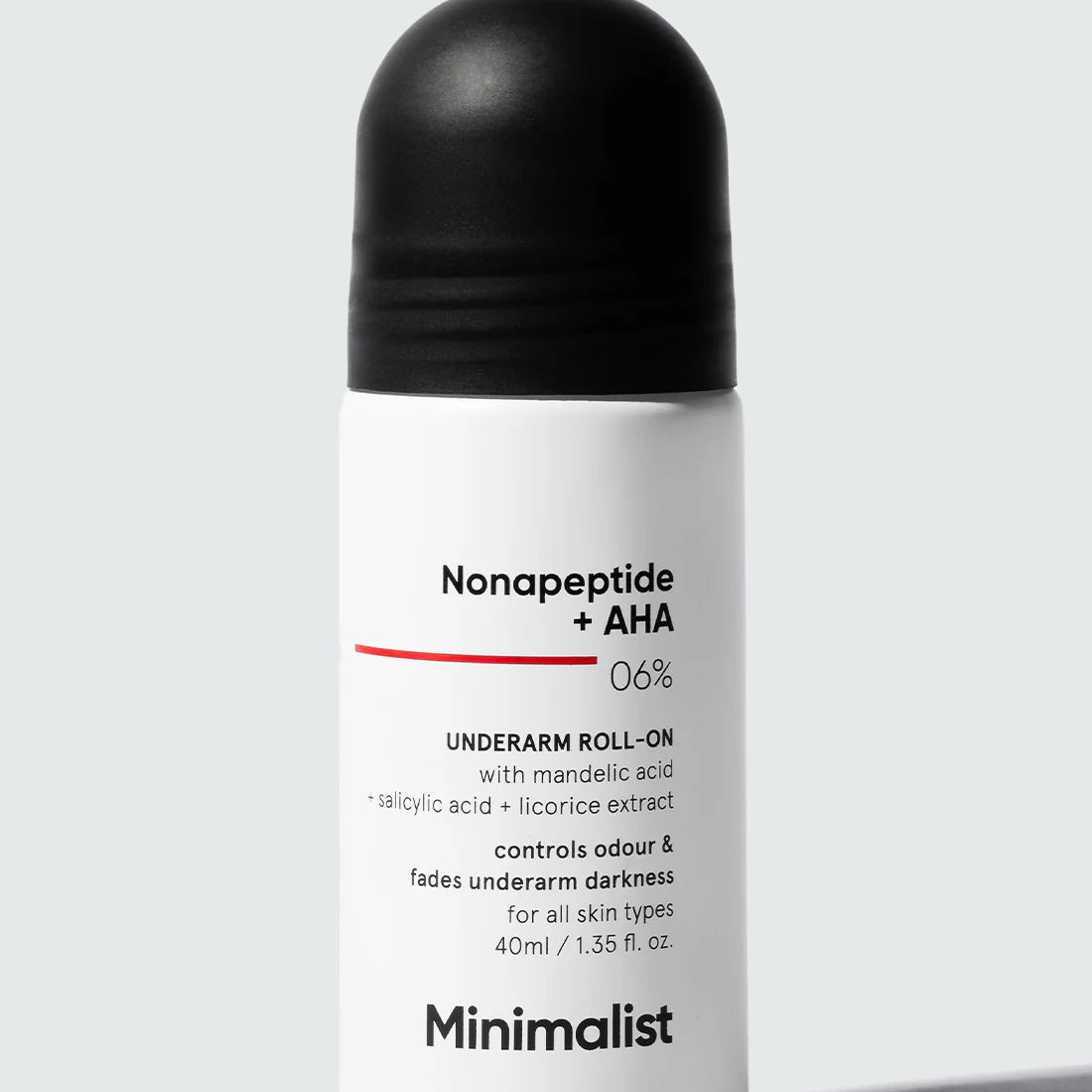 Nonapeptide + AHA 6% Underarm Roll-On