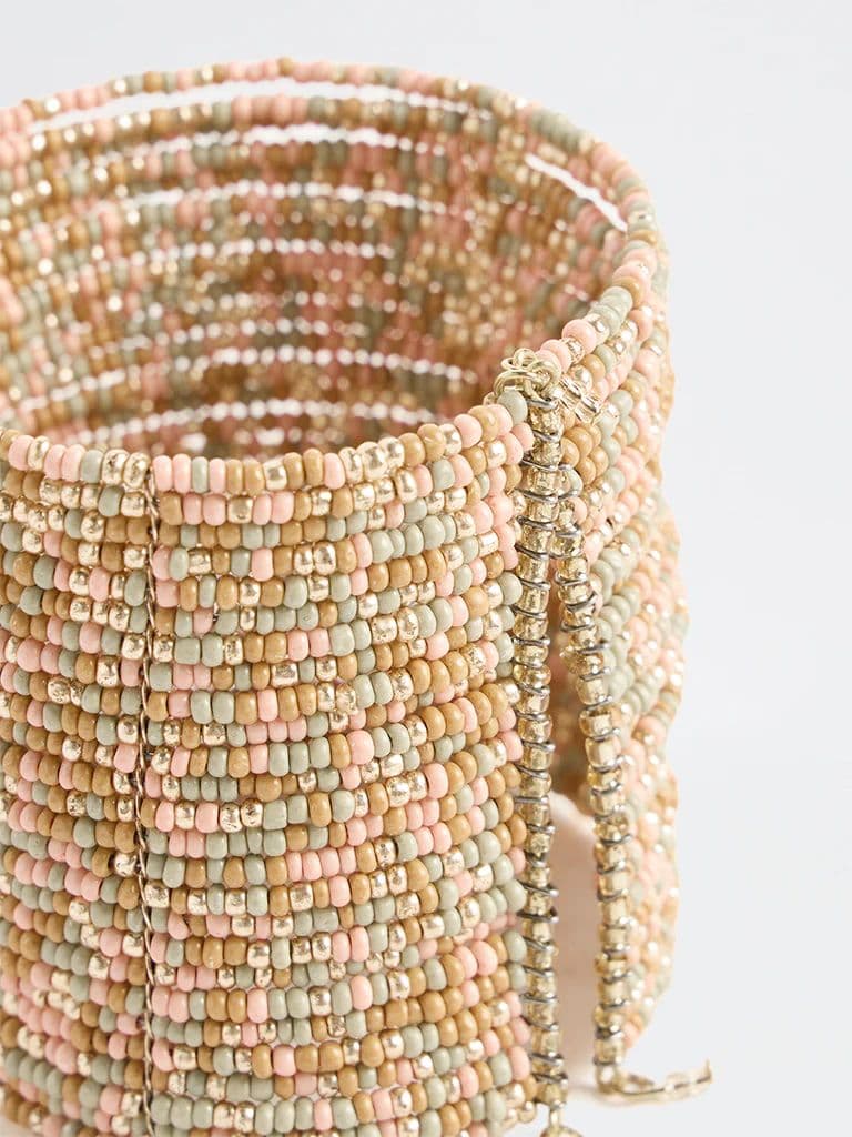 Westside Accessories Multi Color Beaded Cuff — photo 3