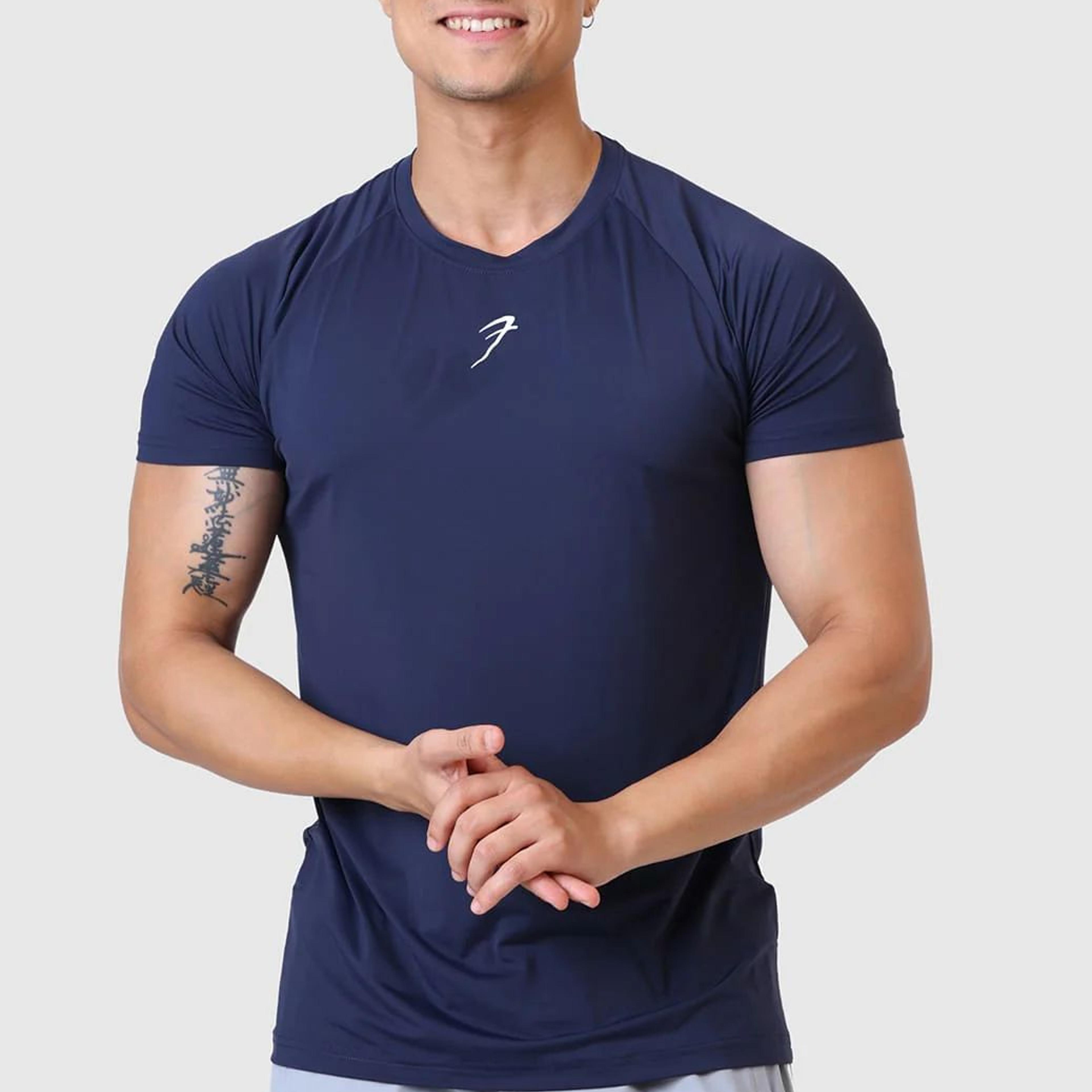 Bare Nylon T-shirt Navy