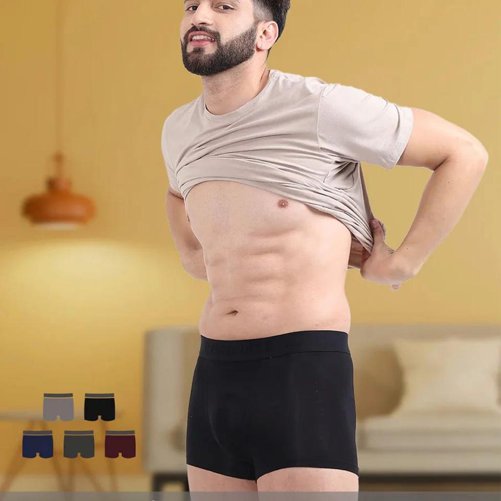Men's Anti-Bacterial Micro Modal Trunk (Pack of 5)