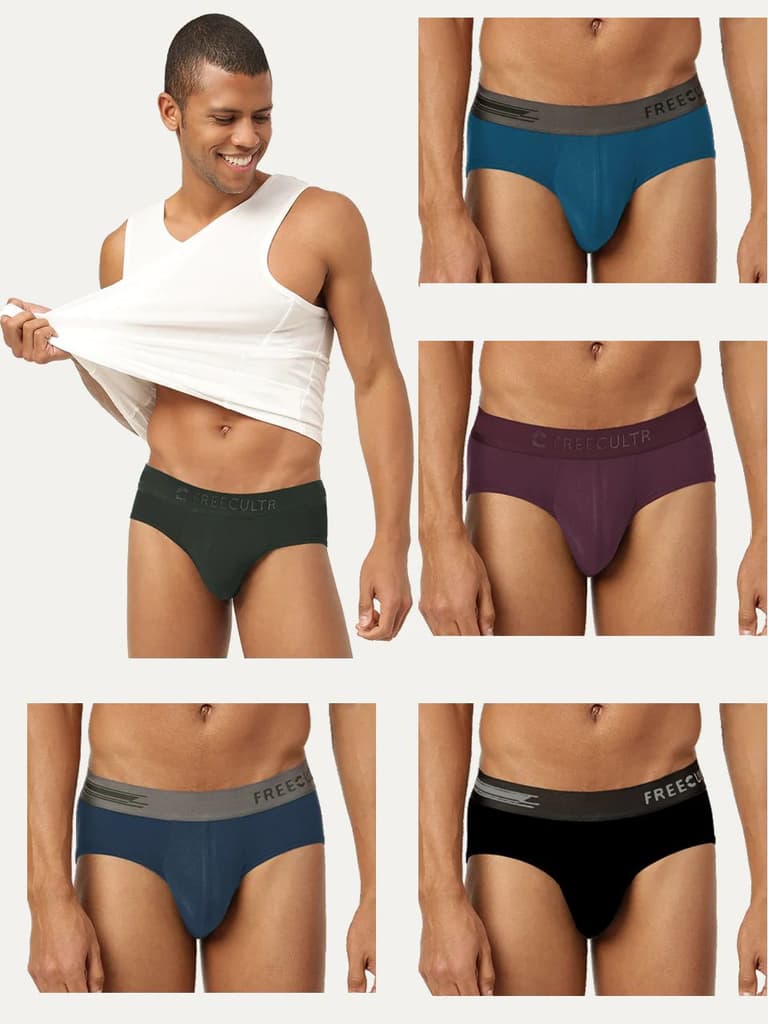 Men's Anti-Bacterial Micro Modal Brief (Pack of 5) — photo 12