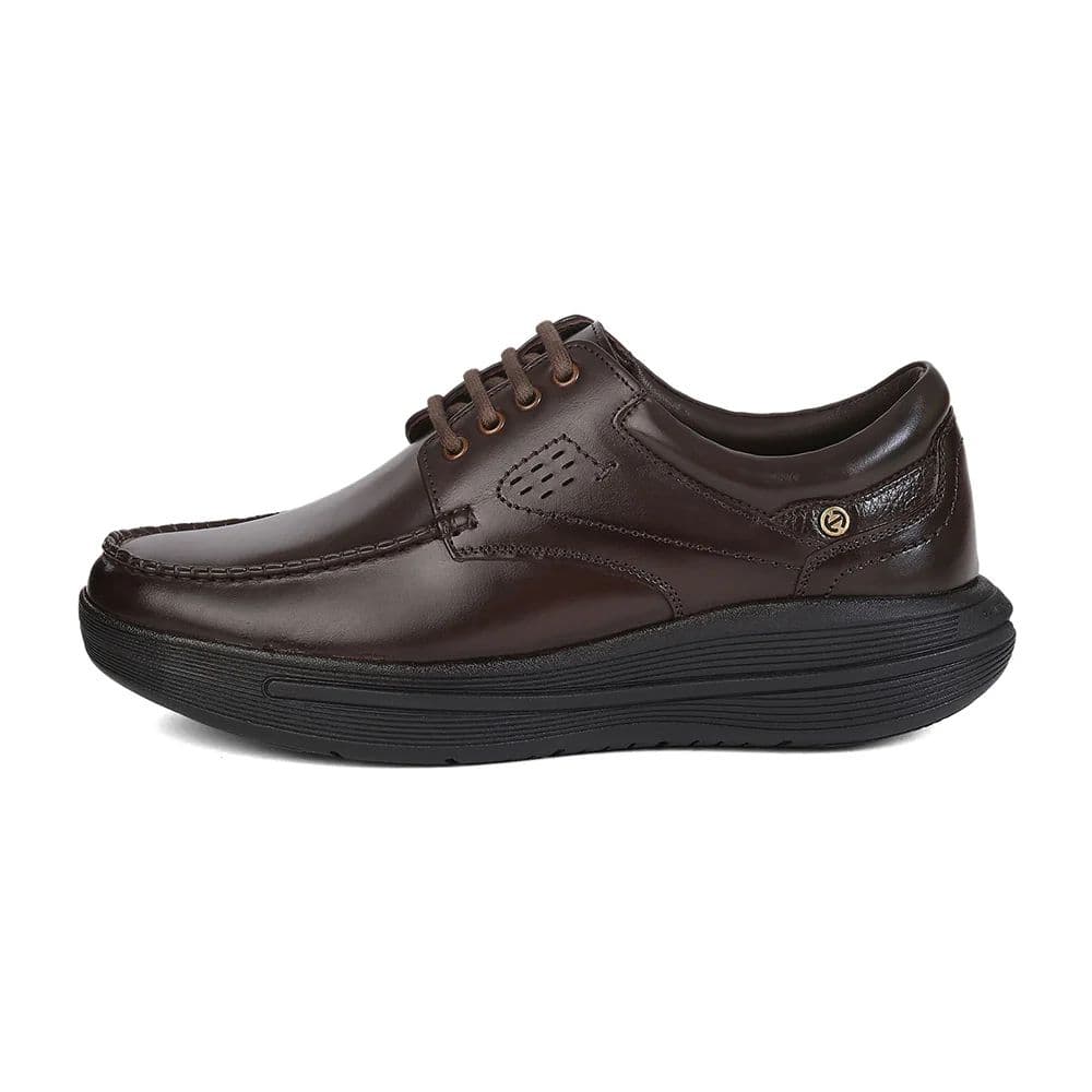 Healers LER-1 Men's Brown Formal Derby Shoes with Advanced GEL INSOLE Technology — photo 5