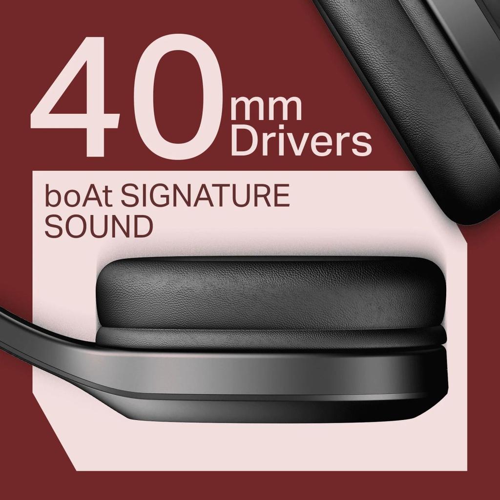 boAt Rockerz 412 | Wireless Headphones with 40mm Drivers, BEAST™ Mode, ENx™ Tech & 60H Playback — photo 5