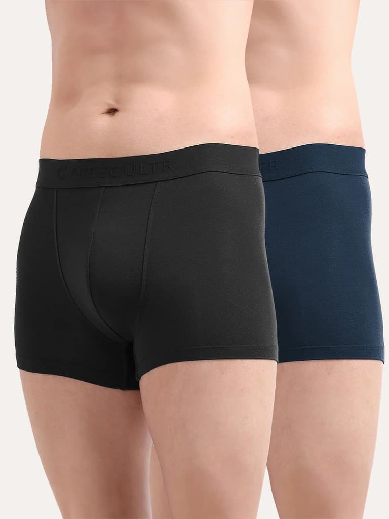 Men's Anti-Bacterial Micro Modal Trunk in Solid Waistband (Pack of 2) — photo 8
