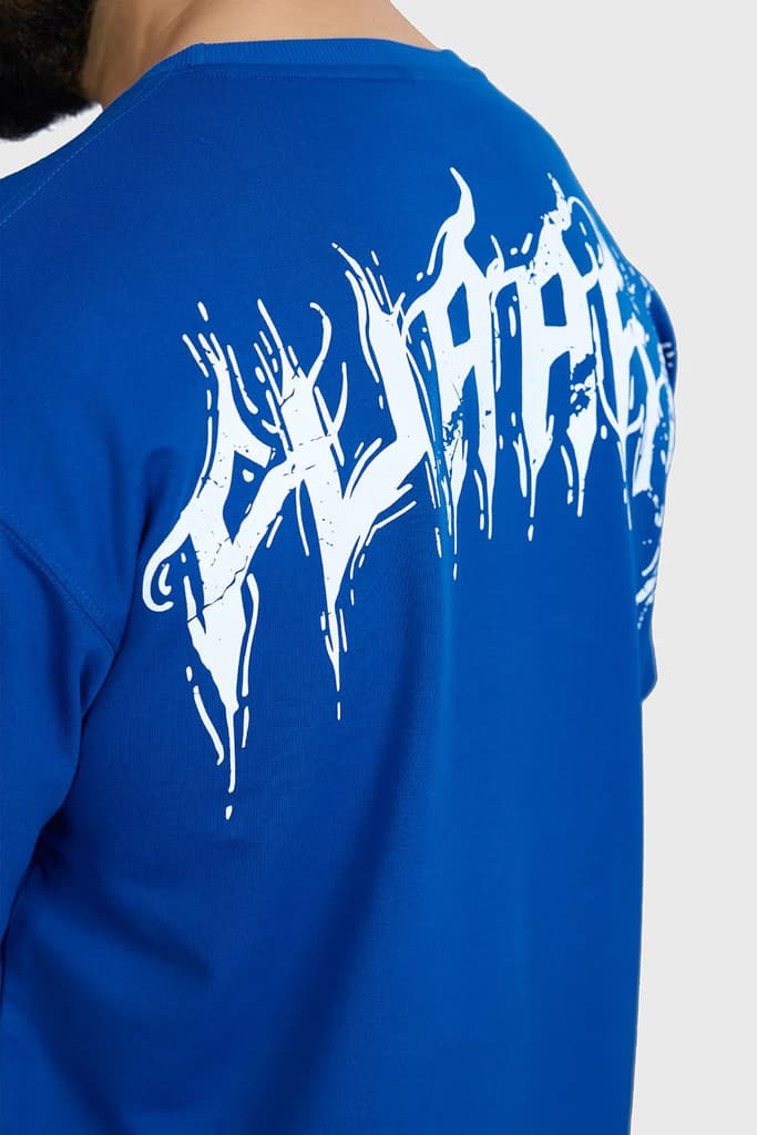 Ignite Oversized T-shirt Royal Blue — photo 4