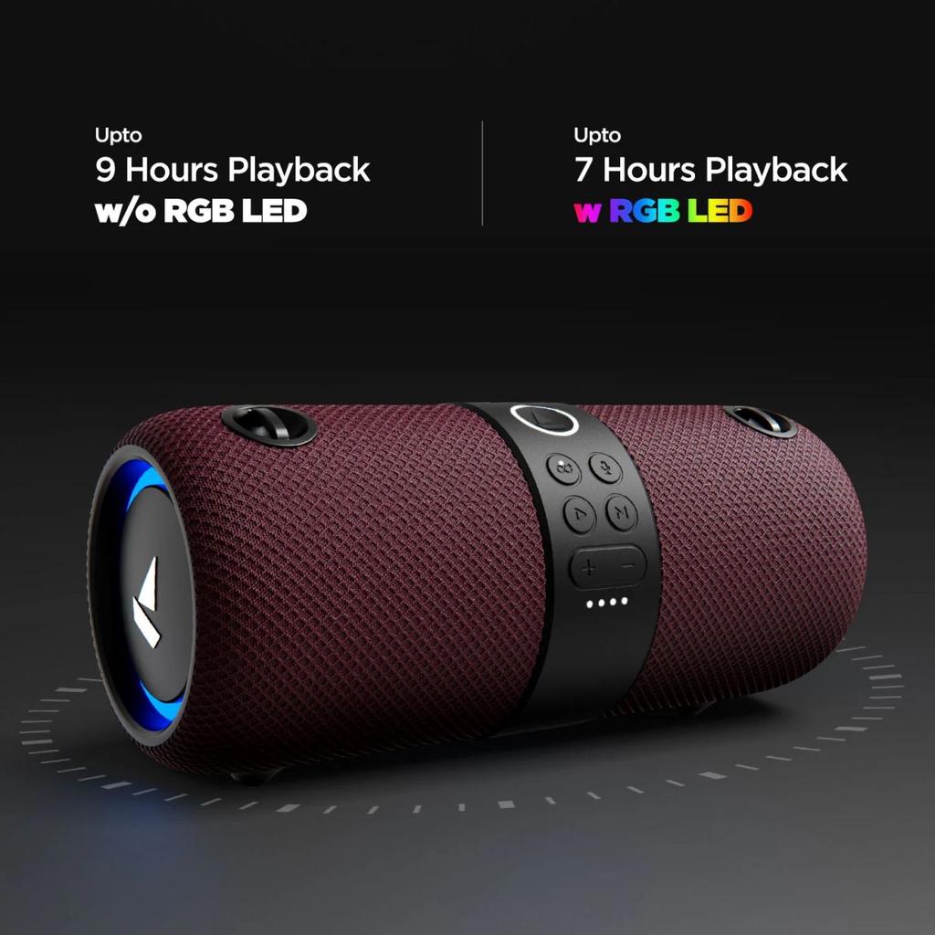 boAt Stone 1200 | 14W Portable Wireless Speaker with RGB LEDs, Up to 9 Hours of Playtime, AUX, USB and FM modes — photo 10