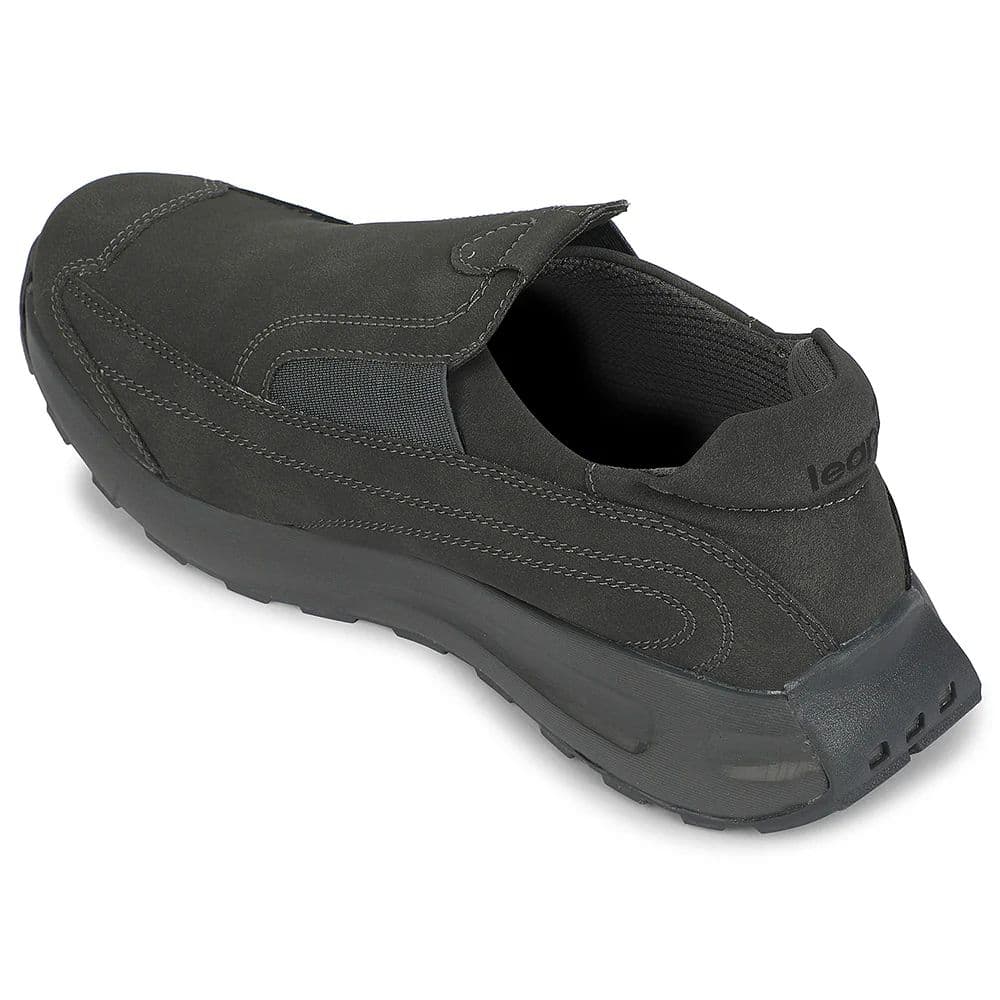 LEAP7X Grey Sports Non Lacing Walking Shoes for Men GOLA-26D by Liberty — photo 4