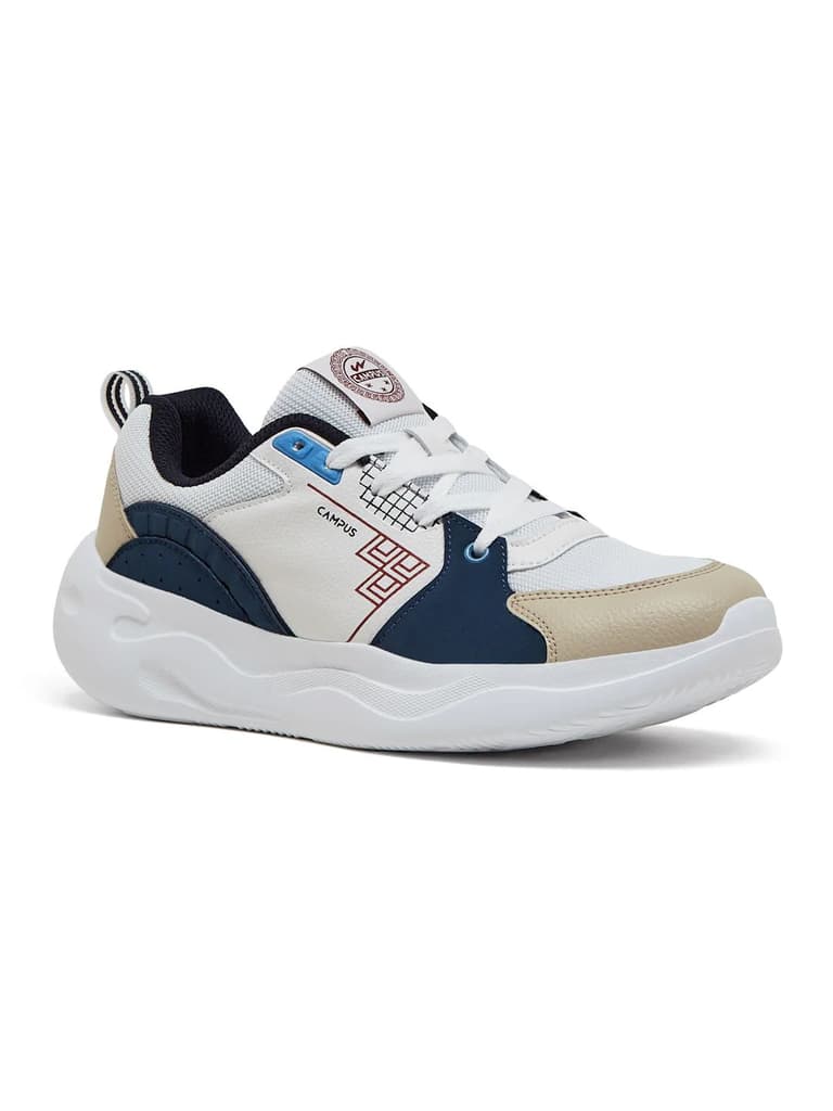 PLATO White Men's Sneakers — White / 6