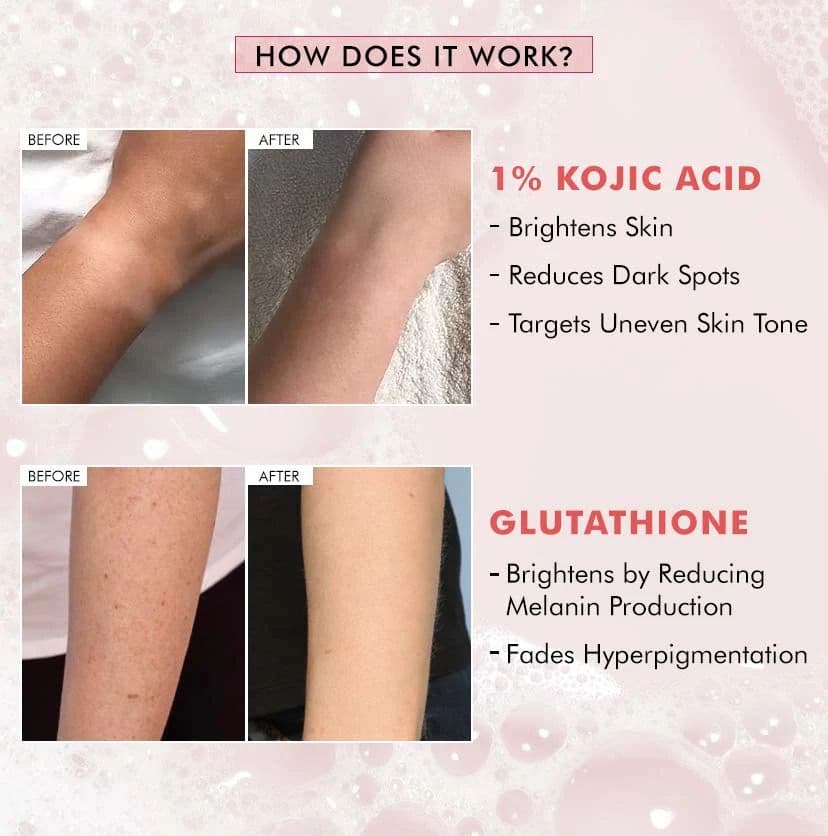 1% Kojic Acid & Glutathione Guava Fizz Soap - 300g (3x100g)