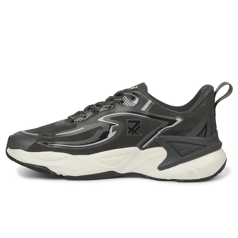LEAP7X GLADIATOR Dark Grey Sports Running Shoes for Men By Liberty — photo 5