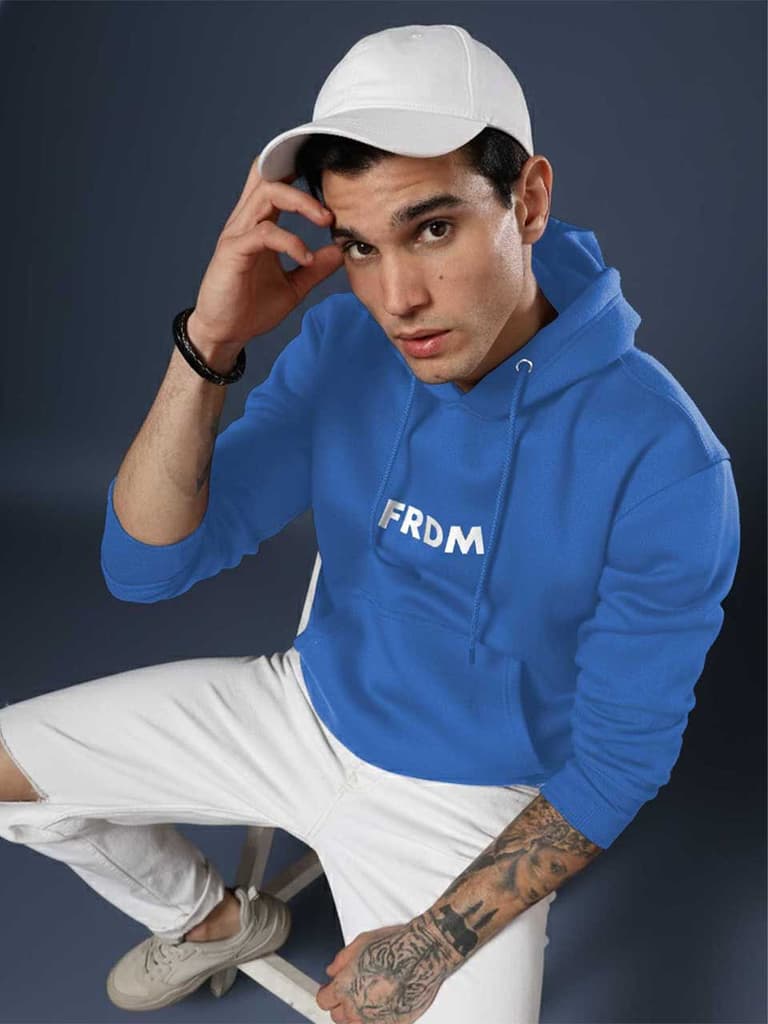 FRDM. Royal Blue Hoodie — Royal Blue / S / Men
