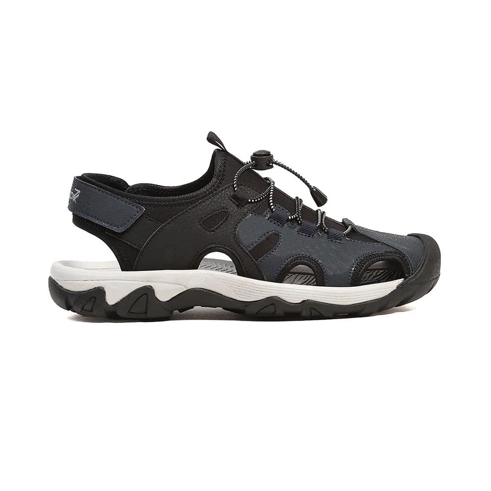 Leap7X TAISON-1 Black Casual Fisherman Sandals for Men by Liberty — photo 2