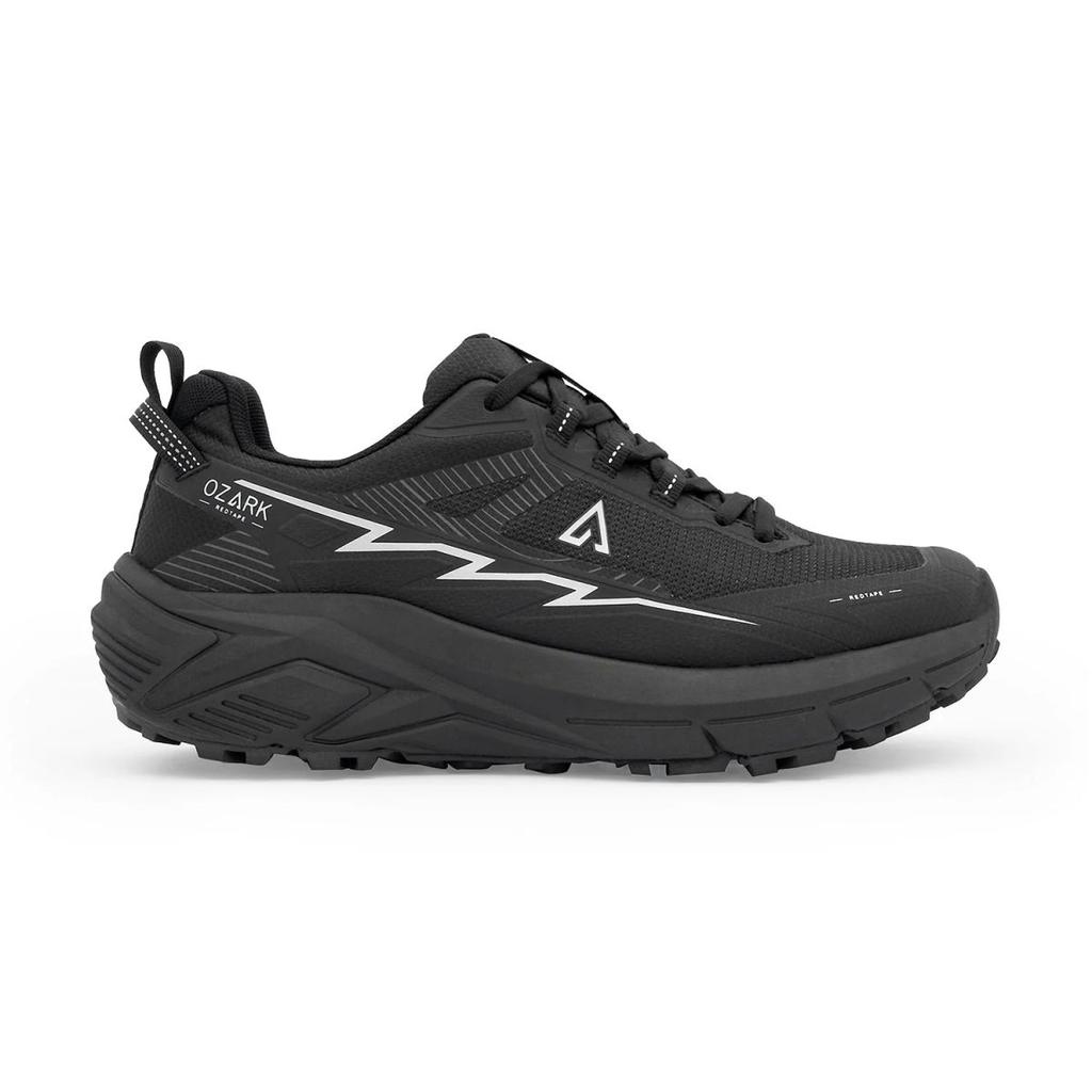 Ozark Black Hiking Shoes for Men | Low-Cut Outdoor — photo 2