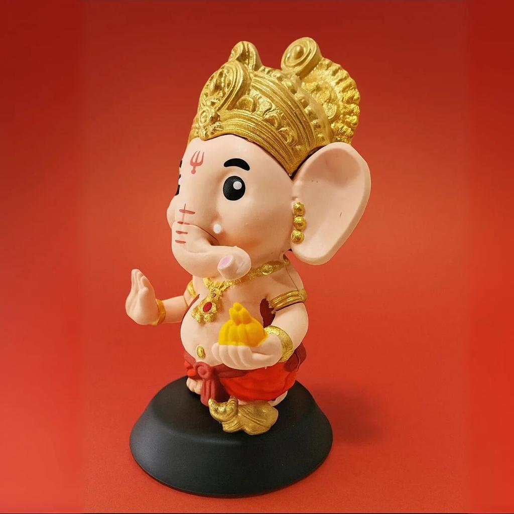 Ganpati Bappa Idol – Cute Baby Ganesha PVC Statue — photo 2