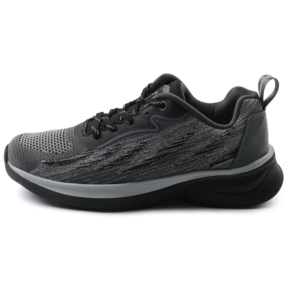 Leap7x Black Sports Lacing Running Shoes For Women MANTIS By Liberty — photo 3