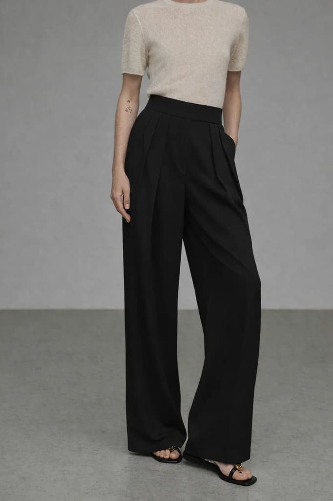 Fine Pleat Tailored Trousers — photo 3