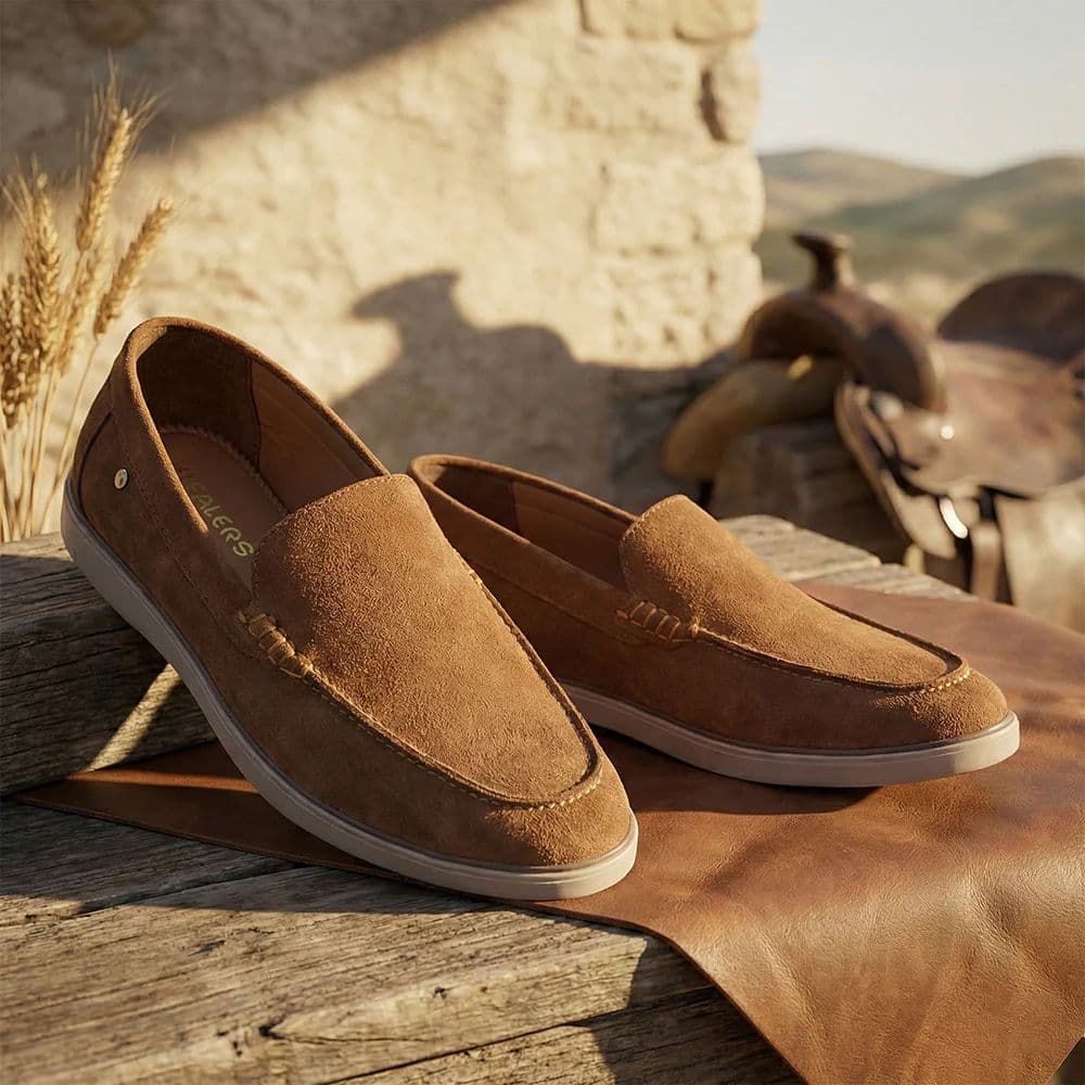 Healers BMR-11E Tan Casual Non Lacing Loafer Shoes for Men — photo 2