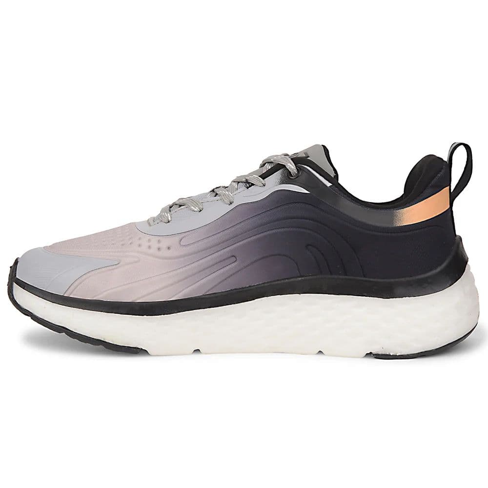 Leap7x Black Sports Lacing Running Shoes For Men NITRUN-10 By Liberty — photo 3