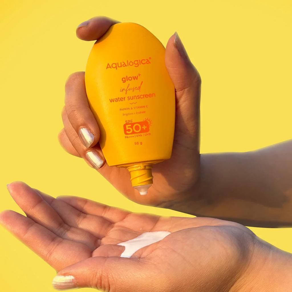 Glow+ Infused Water Sunscreen with Papaya & Vitamin C
