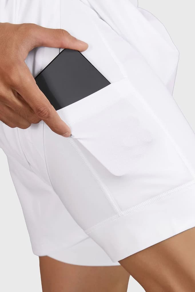 Hyper 5" Running Short White — photo 3
