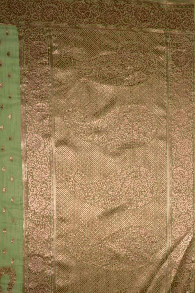 Mimosa Women's Woven Design Banarasi Style Art Silk Saree With Blouse Piece : SA00001779PSFREE — photo 7
