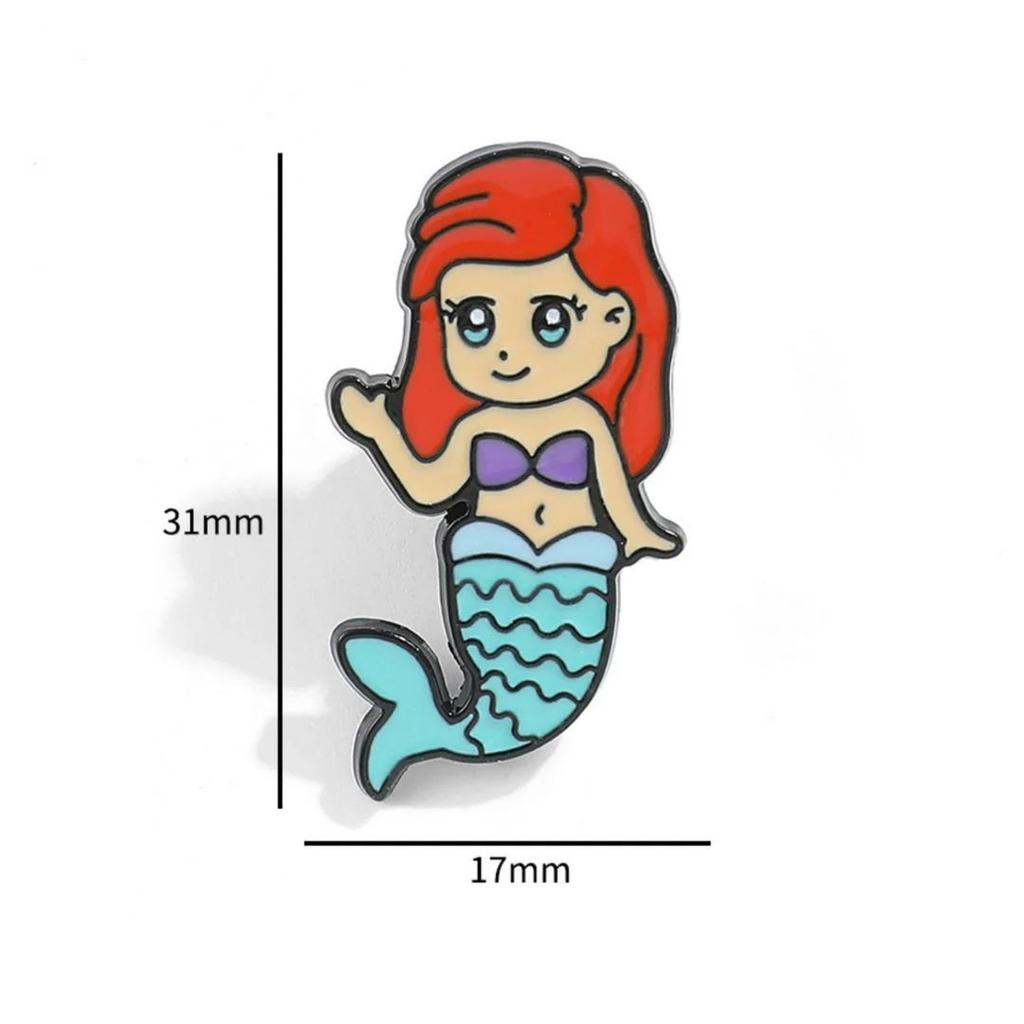 Fairytale Royalty Enamel Pin — The Little Mermaid