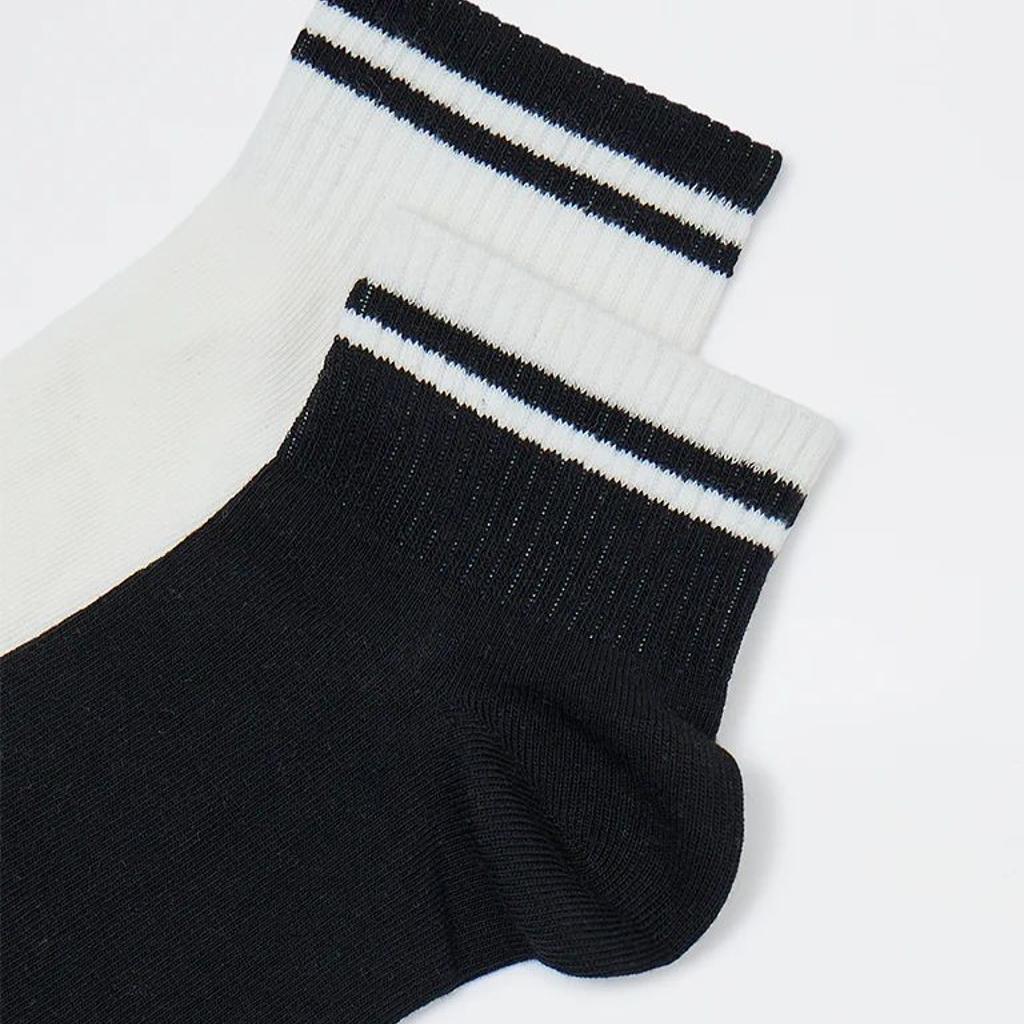Wunderlove Black Cotton-Blend Socks - Pack of 2