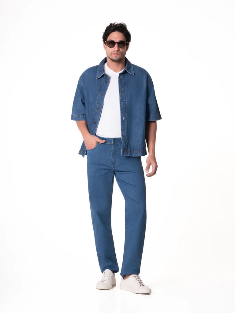 Aero Blue Relaxed Fit Jeans