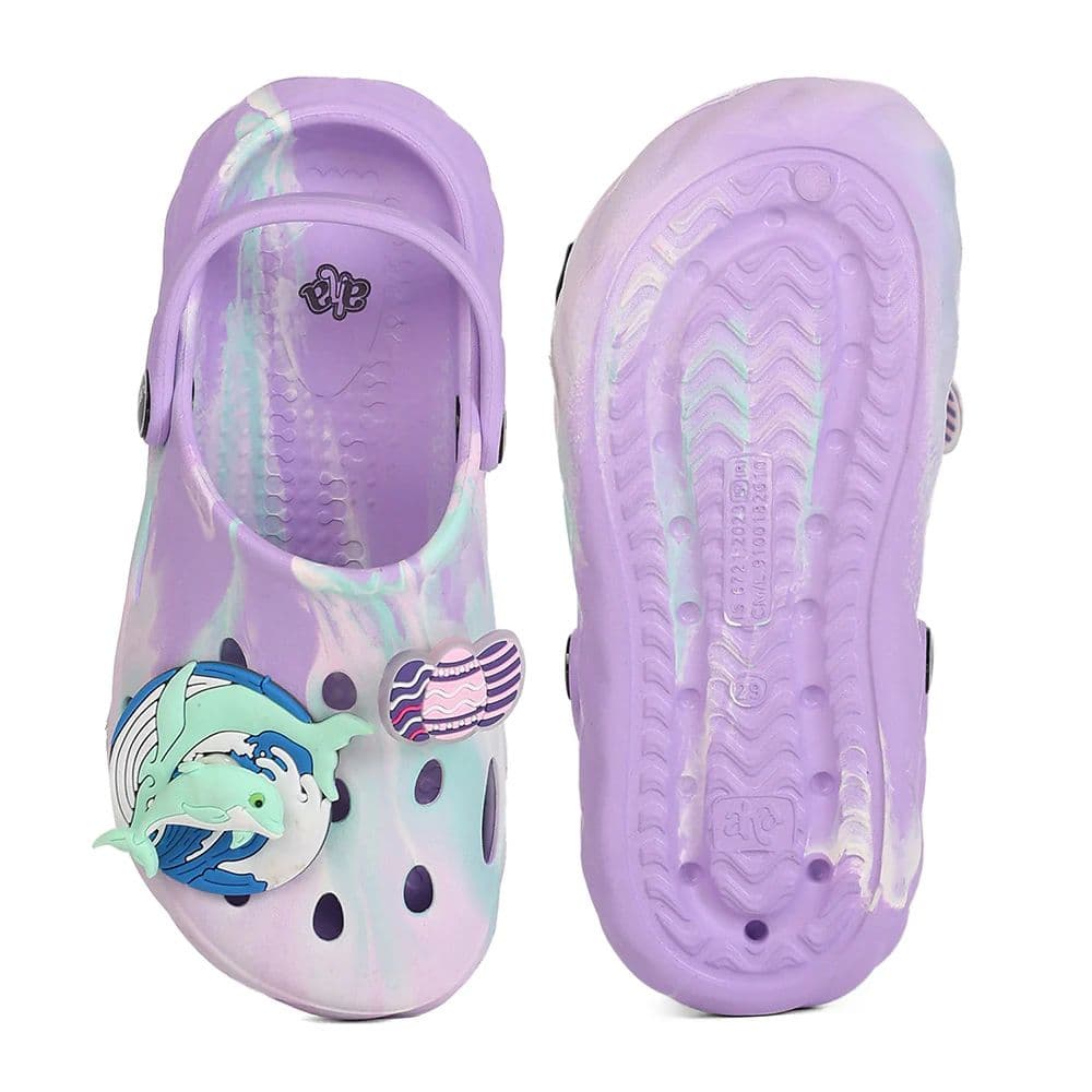 A-HA BEACHWALK6 Purple Casual Clogs Sandals for Kids by Liberty — photo 4