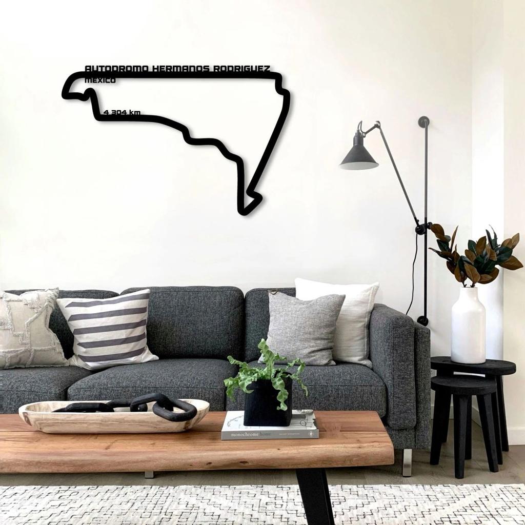 AUTODROMO HERMANOS RODRIGUEZ 2 METAL WALL ART — photo 3