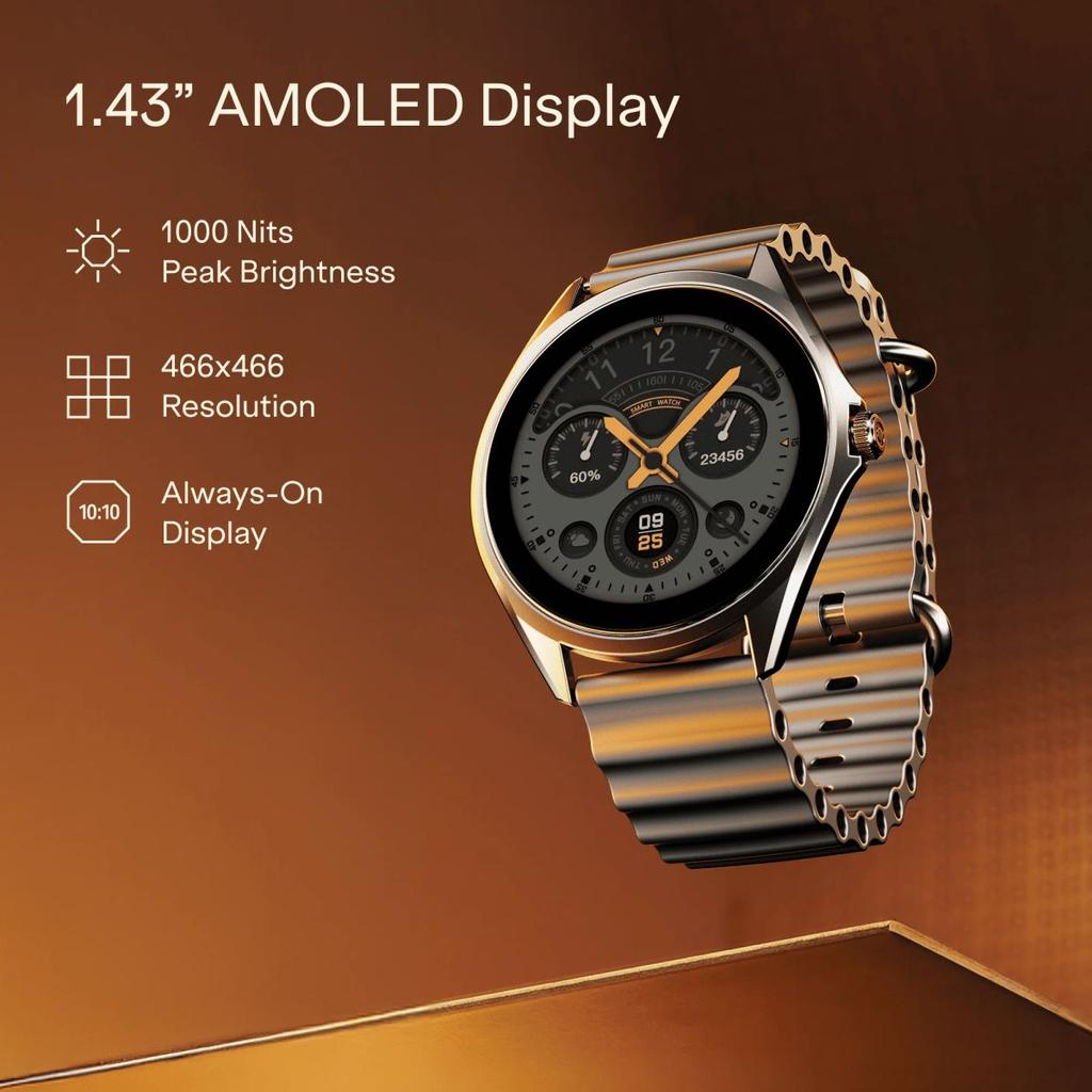 boAt Ultima Aeris | 1.43" AMOLED Smartwatch with 1000 Nits Brightness and Metal Design — photo 10