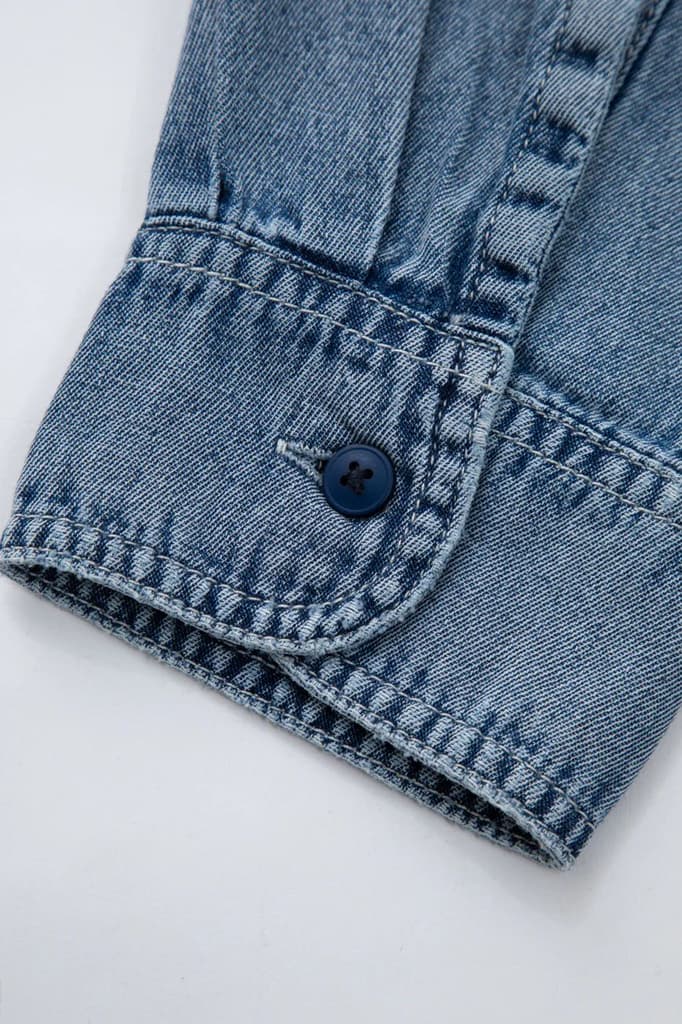 Hooded Denim Shirt — photo 7