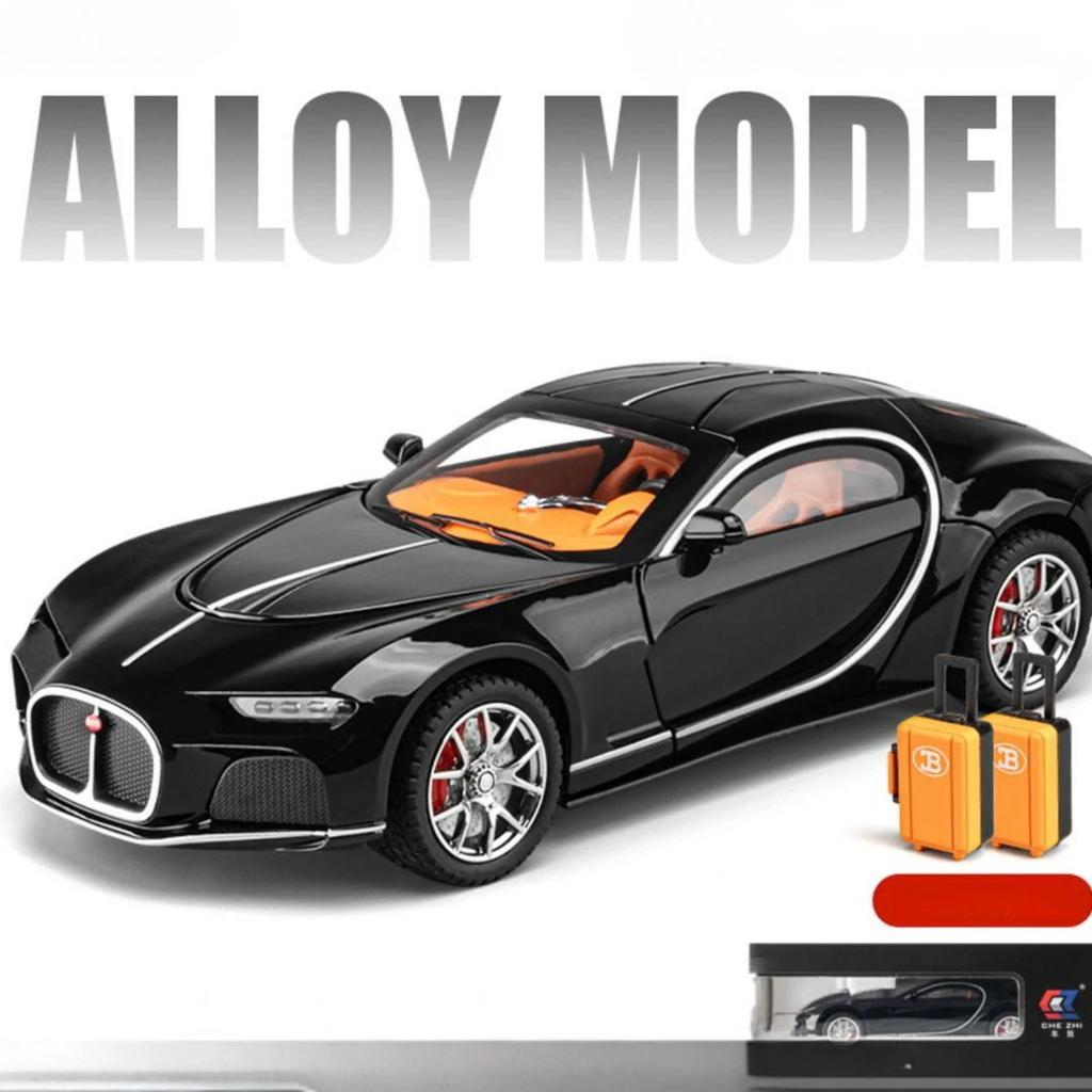 1:24 Atlantic Die-Cast Sports Car Model — Black