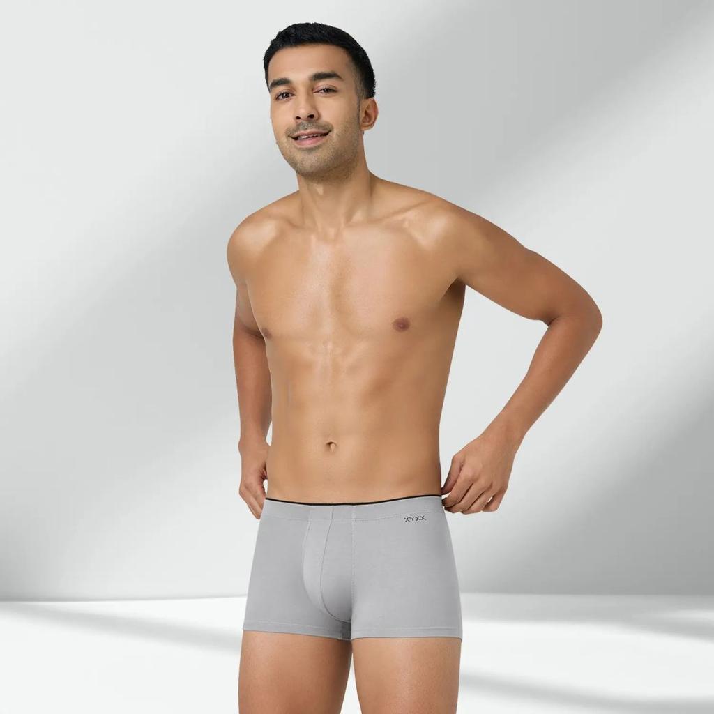 Super Combed Cotton-Modal Trunks - Ash Grey — photo 4