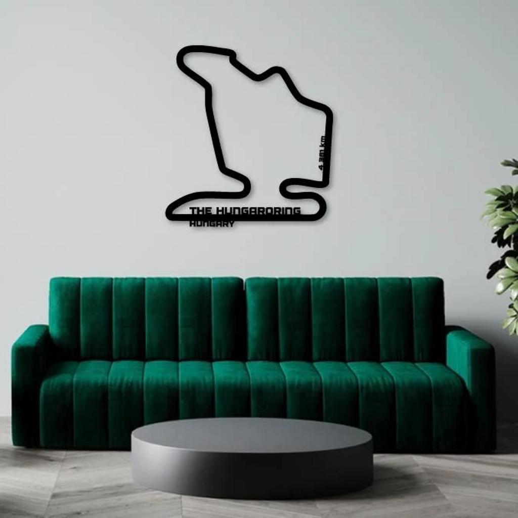 HUNGARORING 2 METAL WALL ART