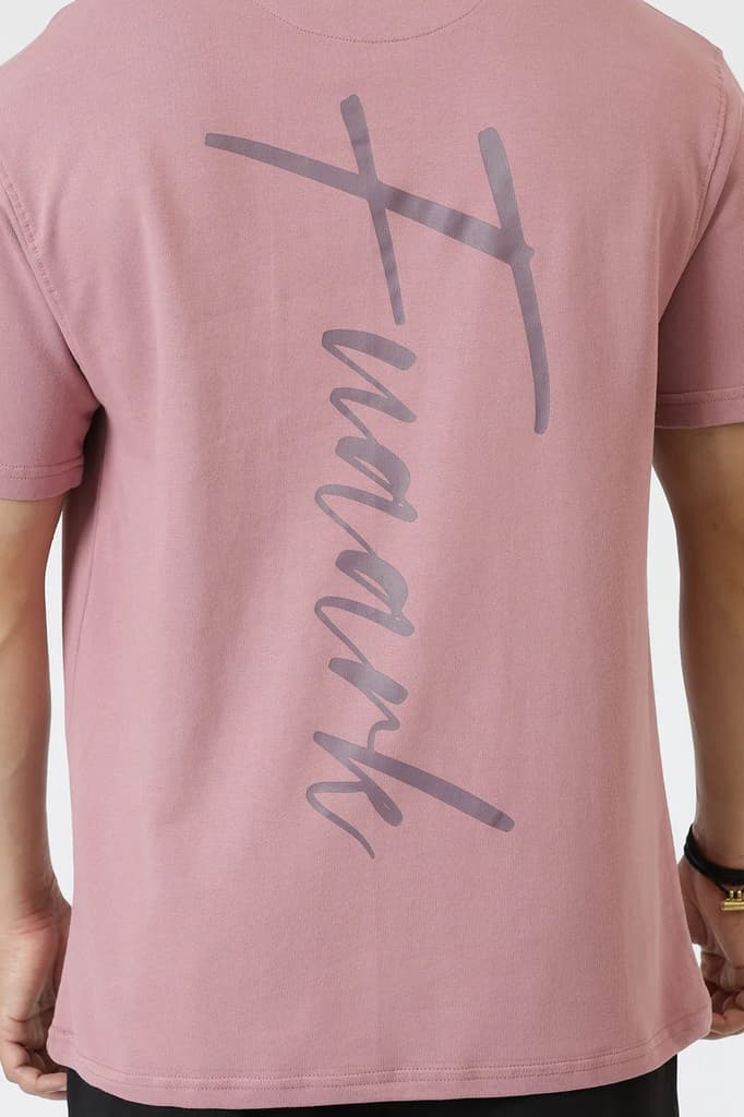 Break Through Oversized T-shirt Dusk Pink — photo 5