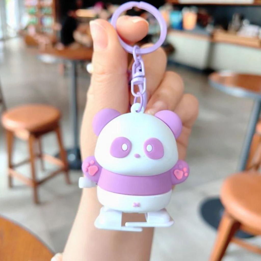 Pookie Panda Windup Keychain | Cutesy Toy Keychain With Bagcharm — photo 4
