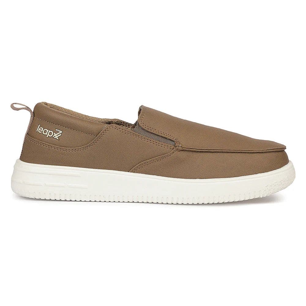 Leap7X PRIMESTEPE Brown Casual Non Lacing Sneakers for Men — photo 4