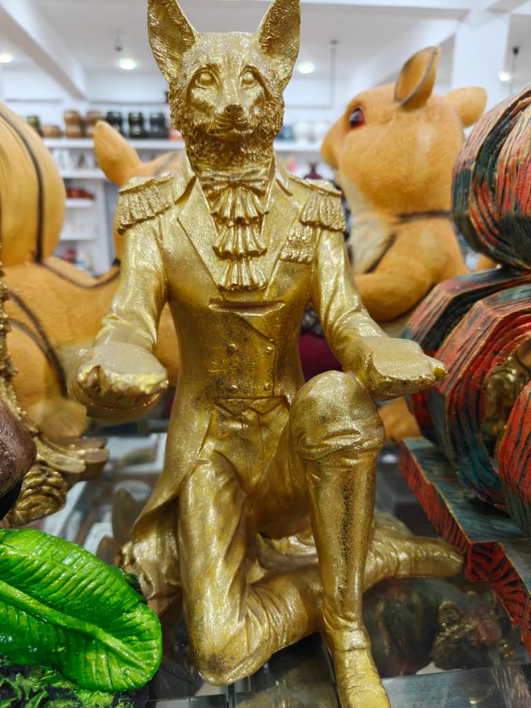 Gold Statue of a Man | Sculpture | Gold | Art Deco